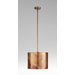 Mauviel 1 Light Drum Pendant