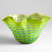 Large Glasgow Bowl in Green and Blue