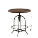 Lucca Table Raw Iron and Natural Wood