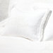 Fleur Sham in White/White
