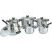 Vicenza Stainless Steel 12-Piece Cookware Set