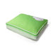 Utopian What Dogs Dream Rectangular Dog Bed in Lawn Green / White