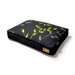 Backyard Greenery Rectangular Dog Bed in Slate Grey / Dark Grey