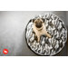 Backyard Camouflage Round Dog Bed in White Camo