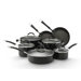 Porcelain Nonstick Stainless Steel 12-Piece Cookware Set
