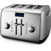 4-Slice Manual High-Lift Toaster with LCD Display