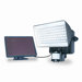 Solar Powered 80 LED Motion-Activated Outdoor Security Floodlight in Black