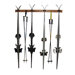 Ski Oak Storage 4 Space Vertical