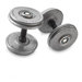 Gray Pro Style Dumbbell with Urethane Snug Grip Handles (Set of 2)