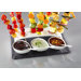 Slate and Porcelain 8 Piece Serving Set