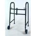 Deluxe Double Button Folding Walker in Black