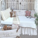 French Farmhouse 'Mille' Full Nursery Three Piece Toddler Bedding Set