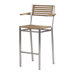 Equinox 28.5" Outdoor Bar Stool With Arms