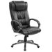 Double Padded High-Back Office Chair with Titanium Base