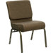 Hercules Series 21'' Extra Wide Stacking Church Chair with 4'' Thick Seat