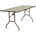 Rectangular Wood Folding Banquet Table
