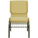Hercules Series 18.5" Wide Church Chair with 4.25" Thick Seat Book Rack