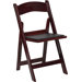 Resin Folding Chair with Vinyl Padded Seat