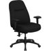 Hercules Series High-Back Big and Tall Fabric Office Chair with Height Adjustable Arms and Extra Wide Seat