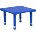 Square Height Adjustable Plastic Activity Table