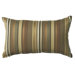 Outdoor/Indoor Vibrant Lucky Star Russet Pillow in Brown
