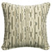 Outdoor/Indoor Vibrant Hipster Newsprint Pillow in Beige