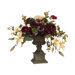 21" Calla Lily, Hydrangea and Lily Floral Arrangement with Urn