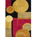 New Delhi Geometric Rococo Red Rug
