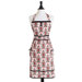 Baroque Bow Floral Bib Doris Apron