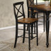 Gatlinburg Cross Back Bar Stool