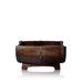Half-Barrel Studded Planter