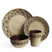 Mehndi 16 Piece Dinnerware Set 