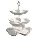 3 Tier Flower Shape Plate Set