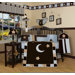 Boutique Moon and Star 13 Piece Crib Bedding Set in Brown / Blue