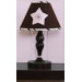 Lamp Shade - Moon and Star Pink / Brown