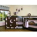 Boutique Moon and Star 12 Piece Crib Bedding Set in Pink / Brown