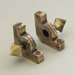 28.5" Sovereign Tubular Stair Rod Set with Decorative Brackets Pyramid Finials