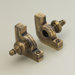 28.5" Sovereign Tubular Stair Rod Set with Decorative Brackets Urn Finials