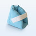 Quilted Heel Protector with Super-Fluffy / Super-Soft in Light Blue