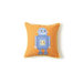 Blue Robot Pillow