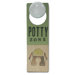 "Potty Zone" Wooden Doorknob Sign