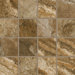 Archaeology 3" x 3" ColorBody Porcelain Mosaic in Chaco Canyon