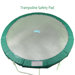 14' Super Trampoline Safety Pad (Spring Cover) Fits for 14 FT. Round Trampoline Frames. 10" wide - Green