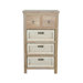 Safari Occasional Table with Drawer and Rattan Basket