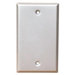 Vertical Blank One Gang Weatherproof Covers in Gray