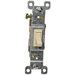15A-120/277V Single Pole Toggle Switch in Ivory 