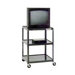 Pixmate 25" x 30" Shelf Television Cart [25.5", 34", 42", 48", 54" Heights]