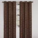 Meridian Grommet Blackout Window Panel in Chocolate