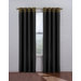 Venetian Blackout Grommet Window Drape in Black