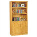 Waterfall Bookcase with Lower Doors